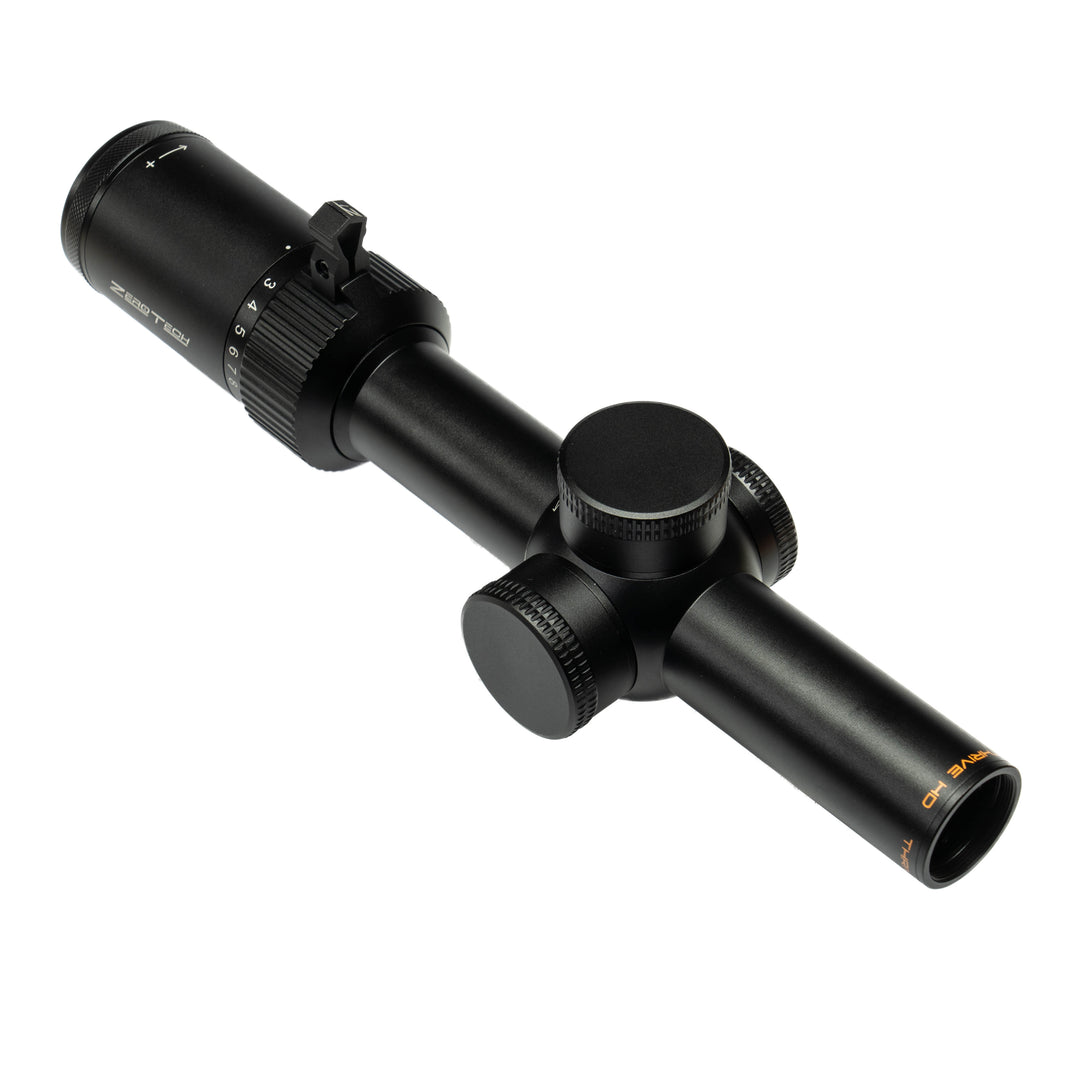 Zerotech Thrive HD 1-8x24 riflescope – G4 Illuminated, angle view