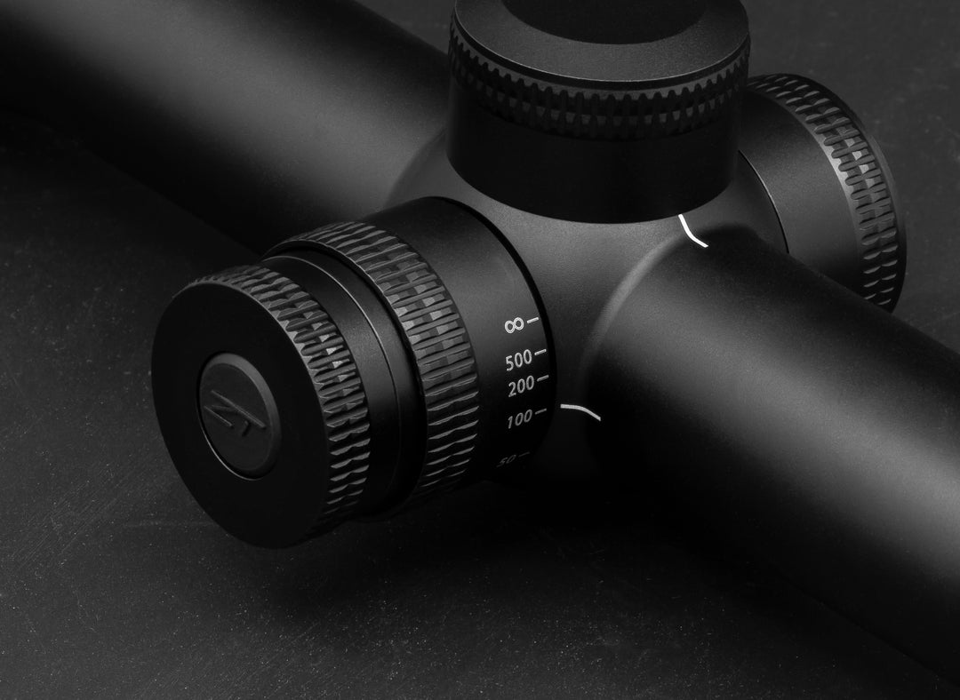 Zerotech Thrive HD 4-16x44 riflescope – LR Hunter Illuminated, turret detail