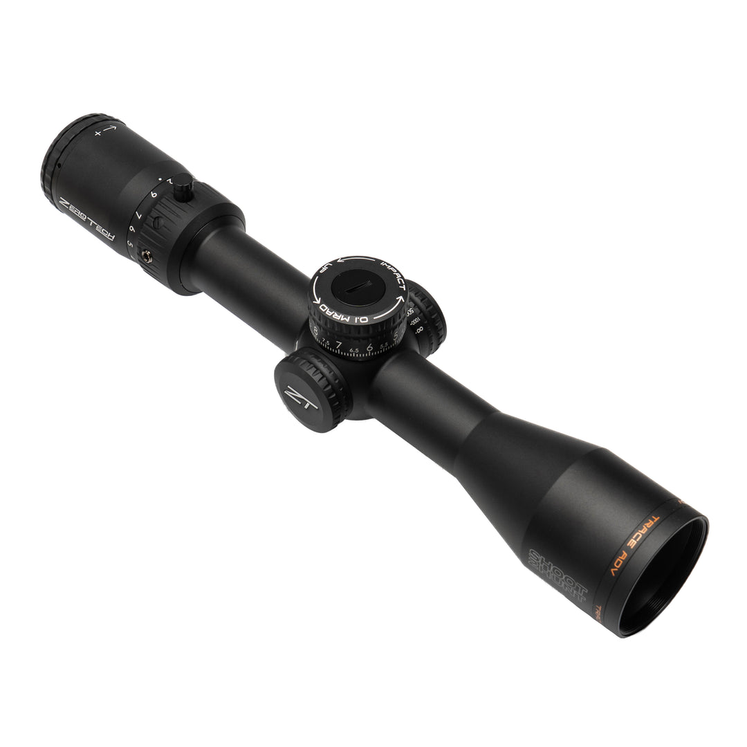 Zerotech Trace Advanced 3-18x44 riflescope – RMG-H, angle view