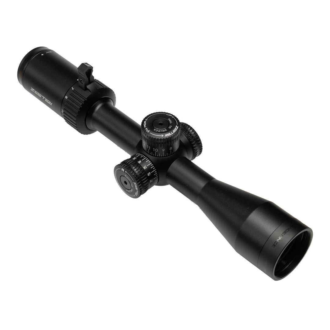 Zerotech Vengeance 3-12x40 riflescope – Zeroplex, angle view