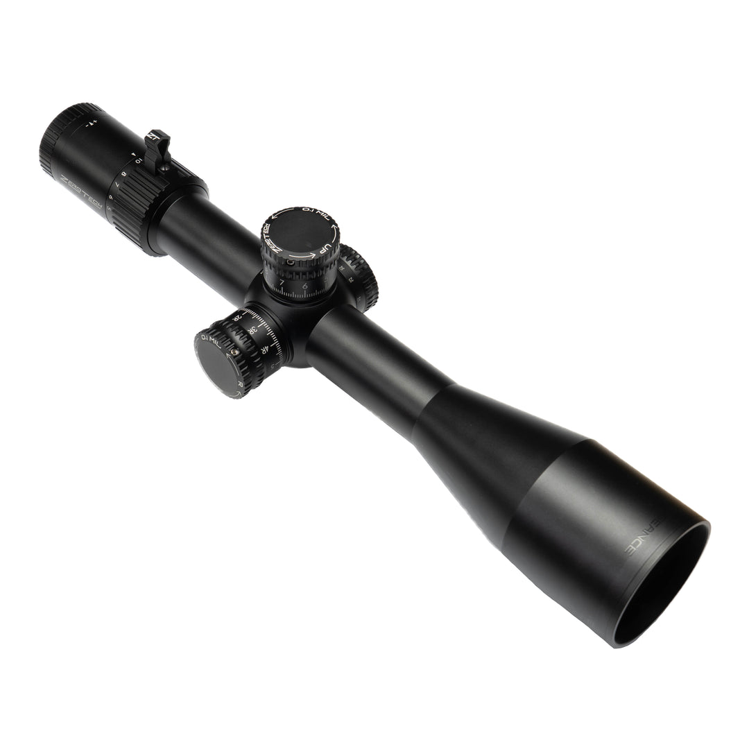 Zerotech Vengeance 5-25x56 riflescope – RMG, angle view