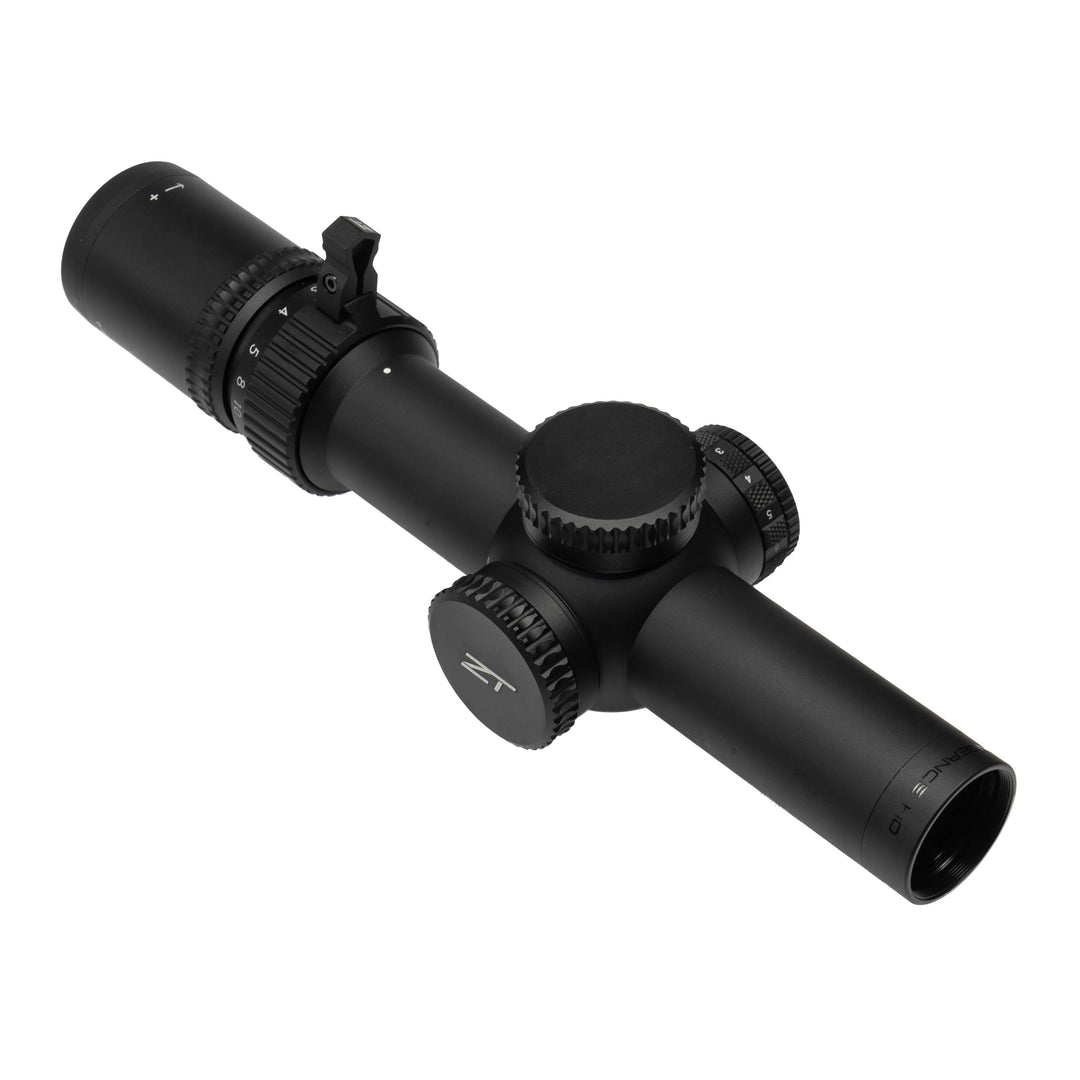 Zerotech Vengeance HD 1-10x28 riflescope – RMG-L Illuminated, angle view