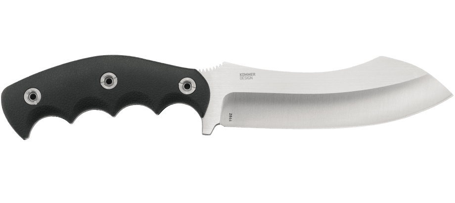 Catchall Black Fixed Blade Knife with Sheath 2866