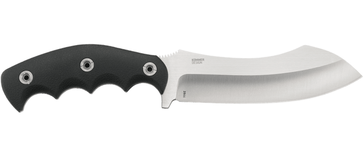 Catchall Black Fixed Blade Knife with Sheath 2866