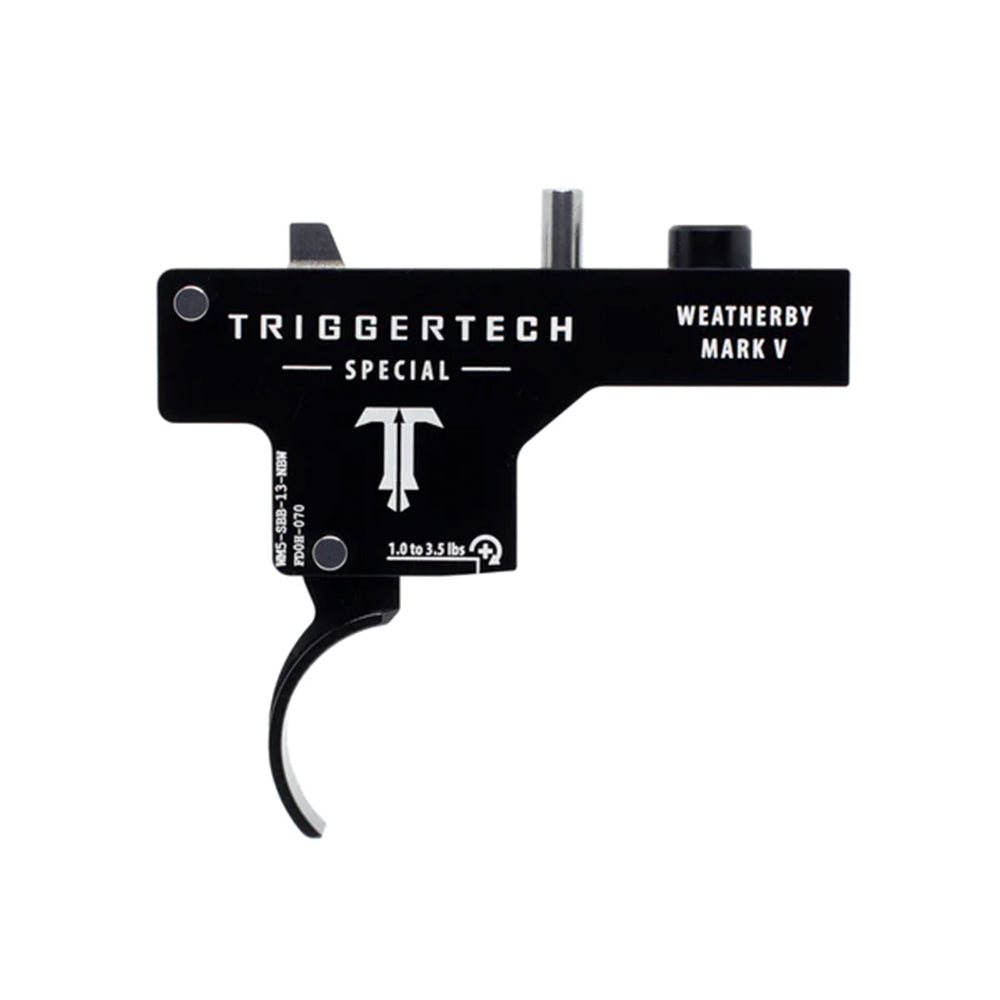 special-trigger-for-weatherby-mark-v-Curved | RH-Black-Single Stage