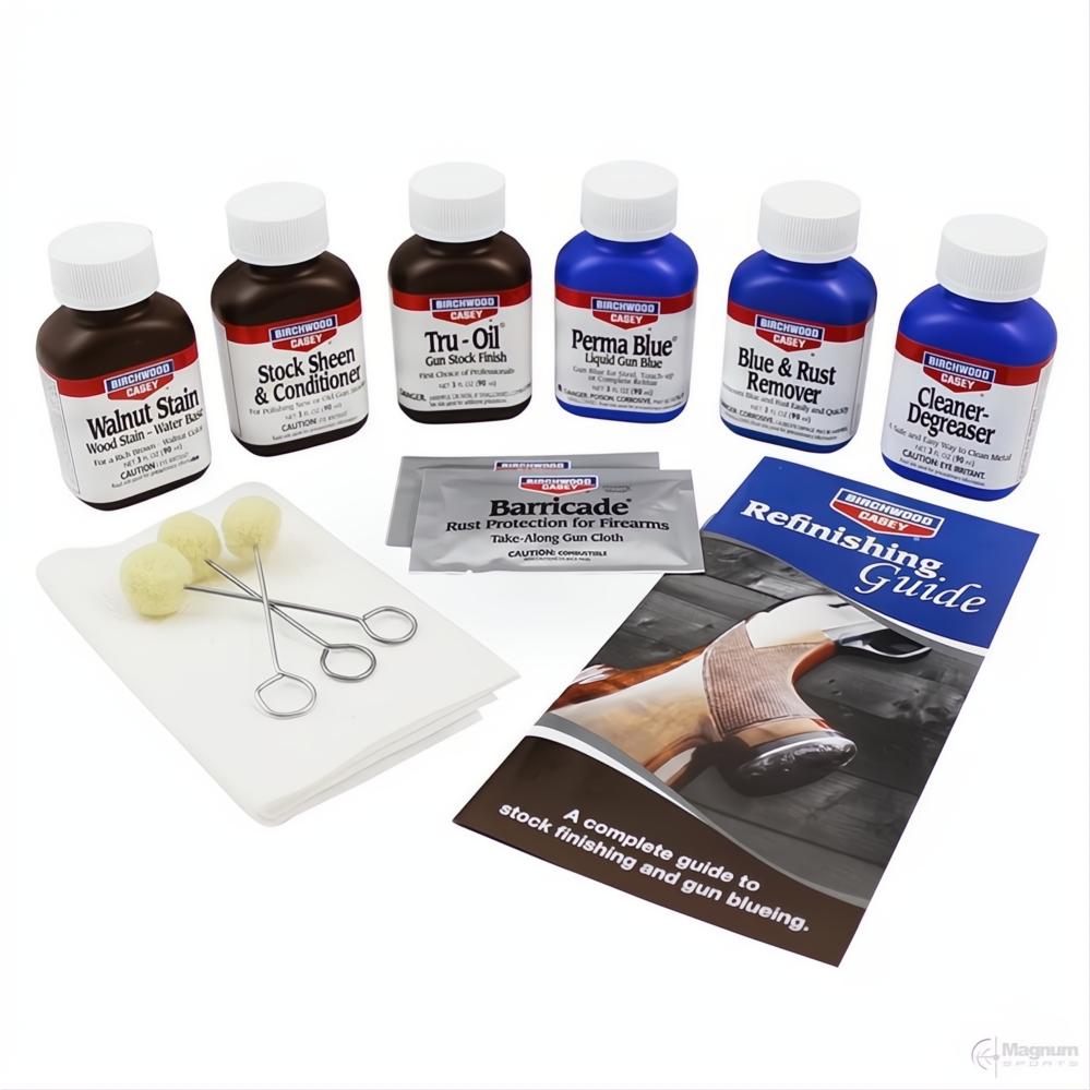 Birchwood Casey Deluxe Perma Blue and True Oil Complete Finishing Kit