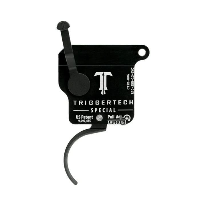 special-clone-trigger-for-remington-700-Curved | LH-Black-Single Stage