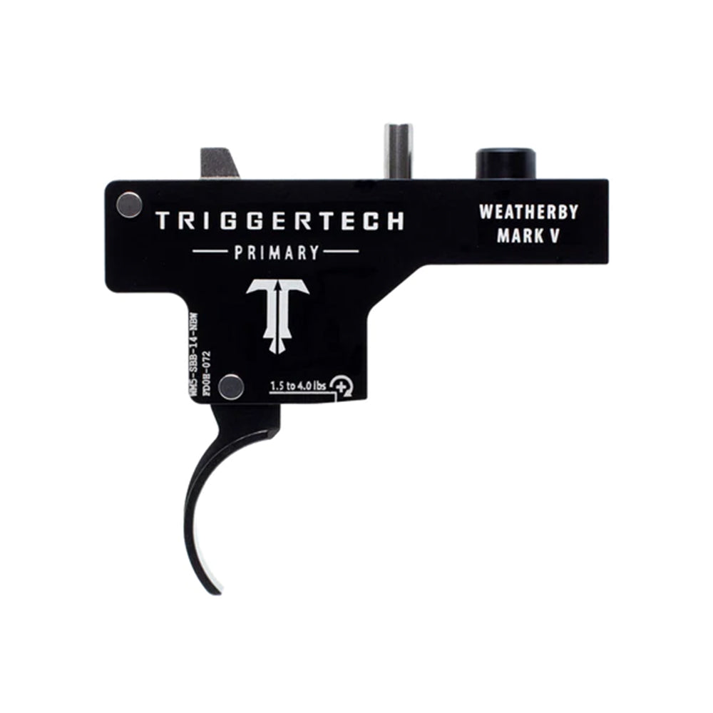 primary-trigger-for-weatherby-mark-v-Flat | RH-Black-Single Stage